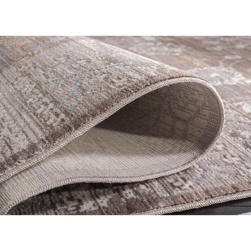 Valencia VAL118 Power Loomed Indoor Accent Rug - Brown/Beige - 3'x5' - Safavieh