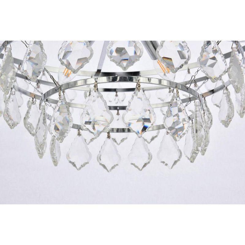 Elegant Lighting Ella 24 inch pendant in chrome