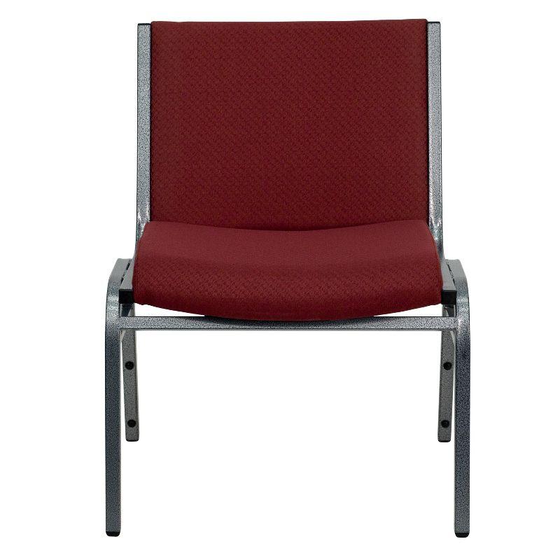 Flash Furniture HERCULES Series Big & Tall 1000 lb. Rated Burgundy Fabric Stack Chair