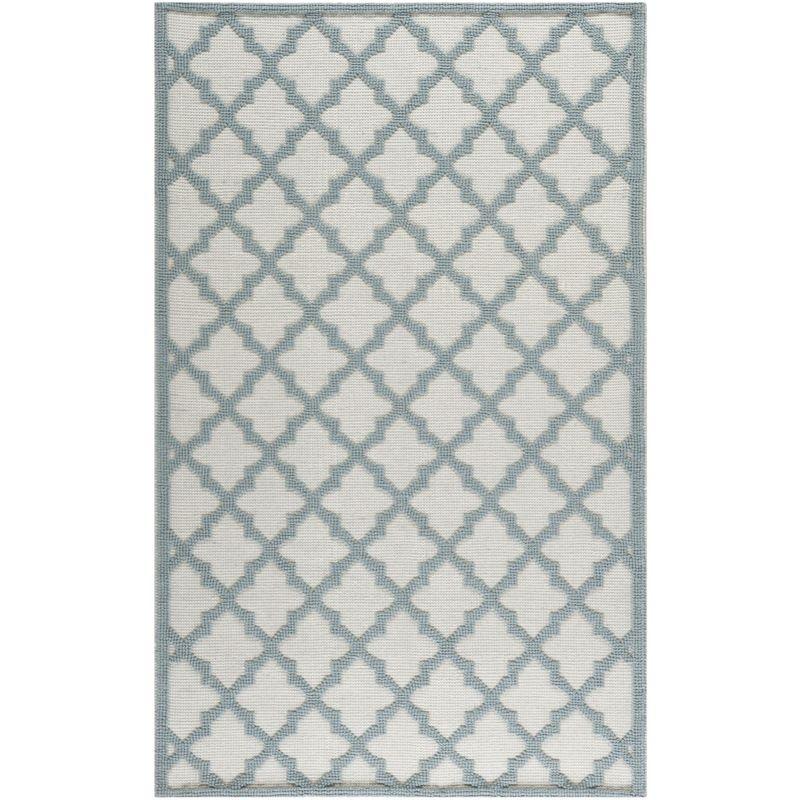 Martha Stewart Puzzle Hand Woven Wool Geometric Rug