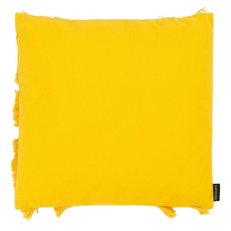 Safavieh Fringed Cotton Throw Pillow