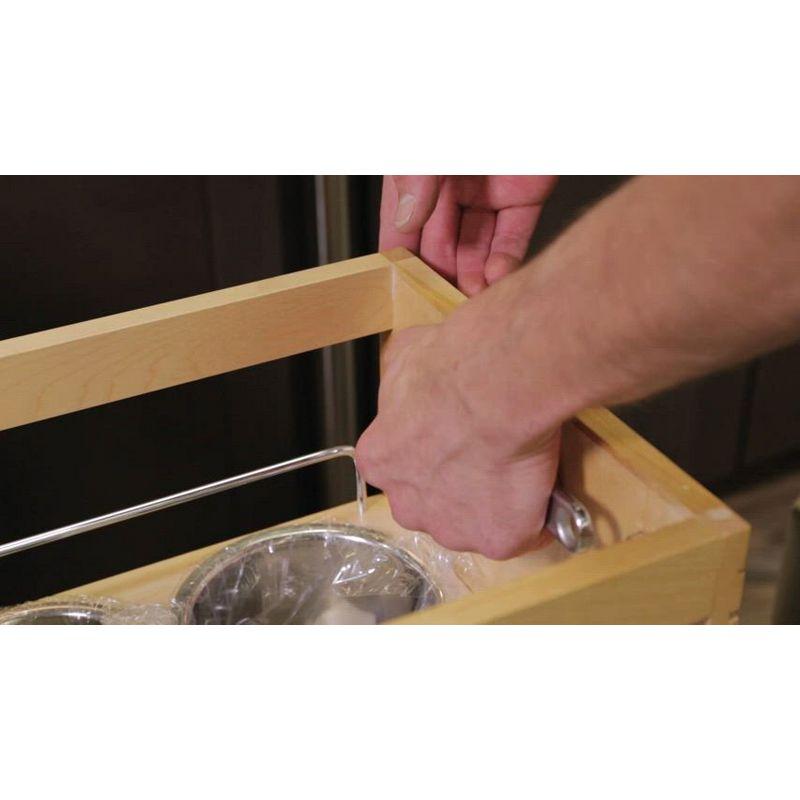 Rev-A-Shelf Rev-A-Shelf Pullout Wall Kitchen Cabinet Organizer Storage Rack