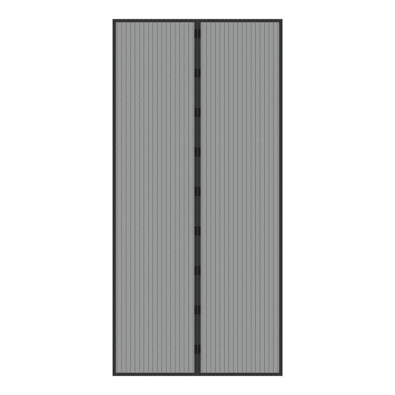 Hastings Home 38" Magnetic Screen Door for French Doors or Sliding Glass Doors - Full Frame Velcro, Black