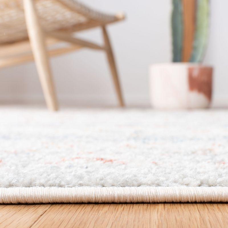 Tulum TUL240 Power Loomed Area Rug - Ivory/Pink - 4'x6' - Safavieh.