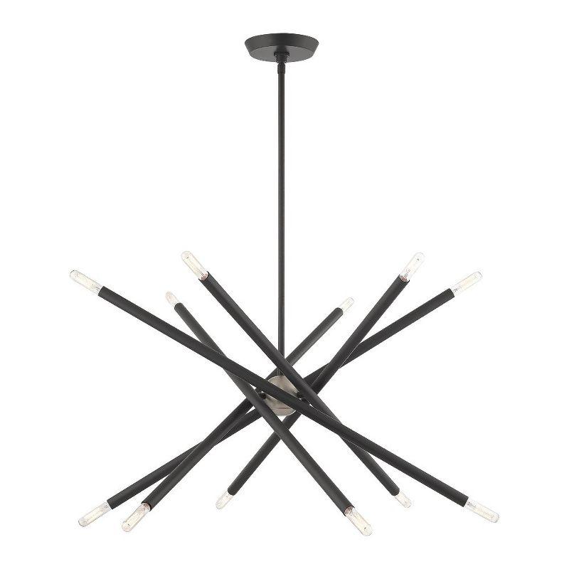 Livex Lighting Soho 12 - Light Chandelier in  Scandinavian Gray