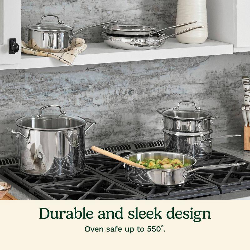 Cuisinart 11 Piece Stainless Steel Cookware Set