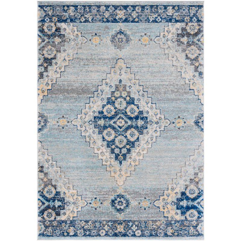 Madison MAD615 Power Loomed Area Rug - Grey/Cream - 4'x6' - Safavieh.