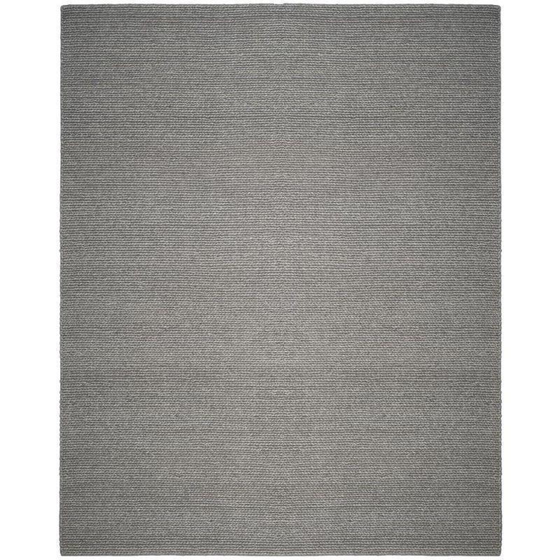 Natura NAT801 Hand Woven Indoor Area Rug - Dark Grey - 9'x12' - Safavieh
