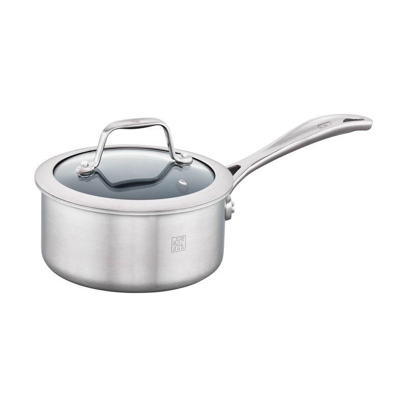 ZWILLING Spirit Ceramic Nonstick Cookware Set, 10-pc, Stainless Steel