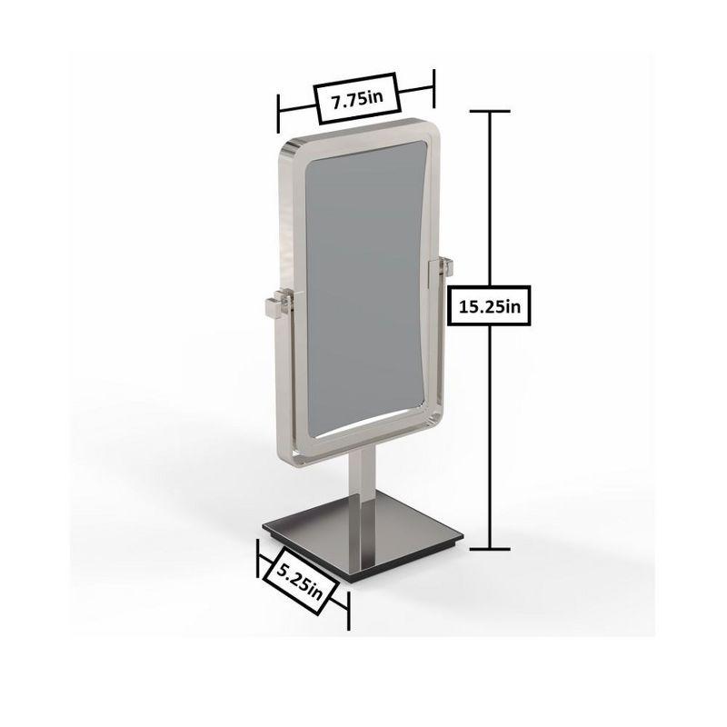 Mirror Image Modern & Contemporary Magnifying Makeup / Shaving Mirror