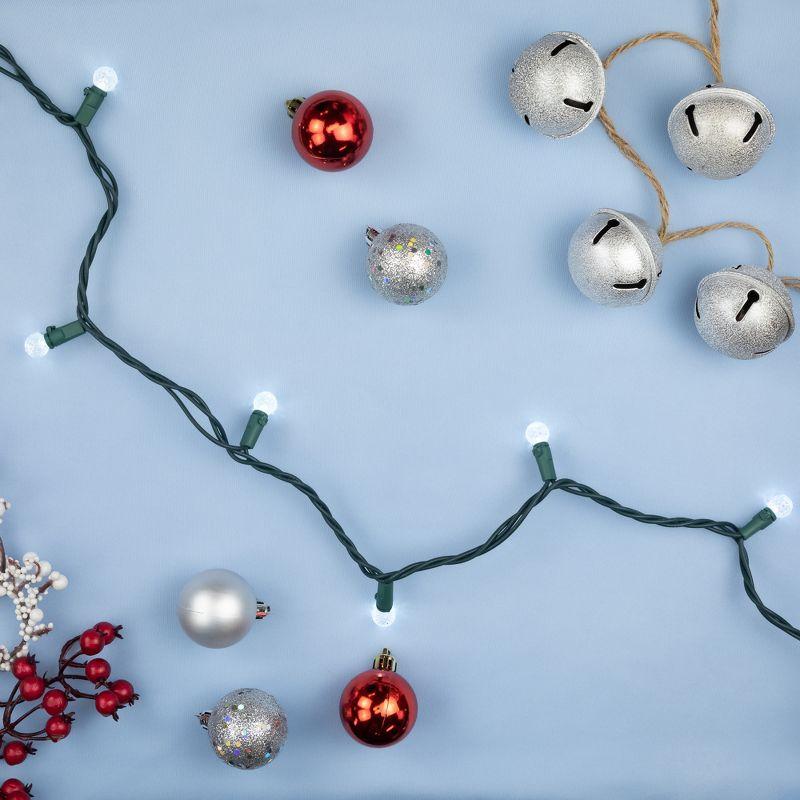 Northlight LED G12 Berry Christmas Lights - Pure White - 16' Green Wire - 50 ct