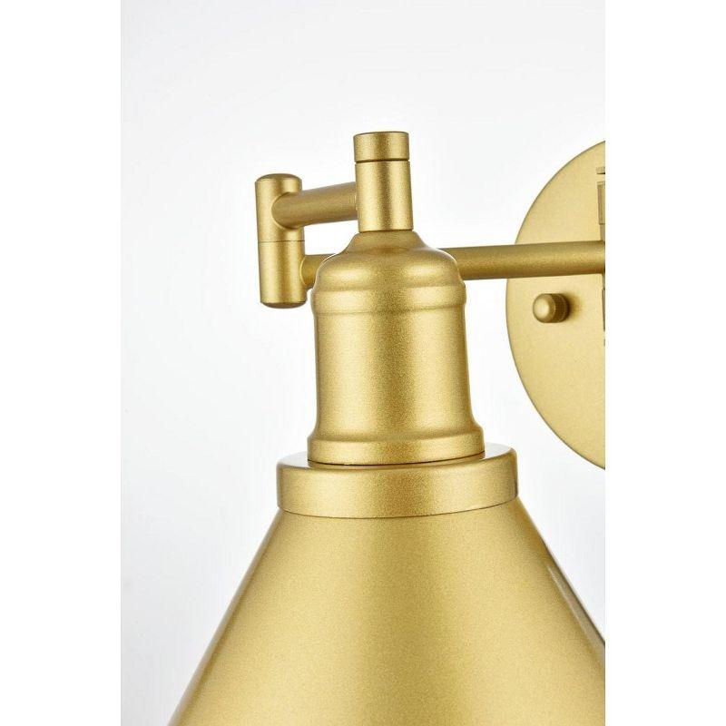 Elegant Lighting Judson 1 light Chrome swing arm wall sconce