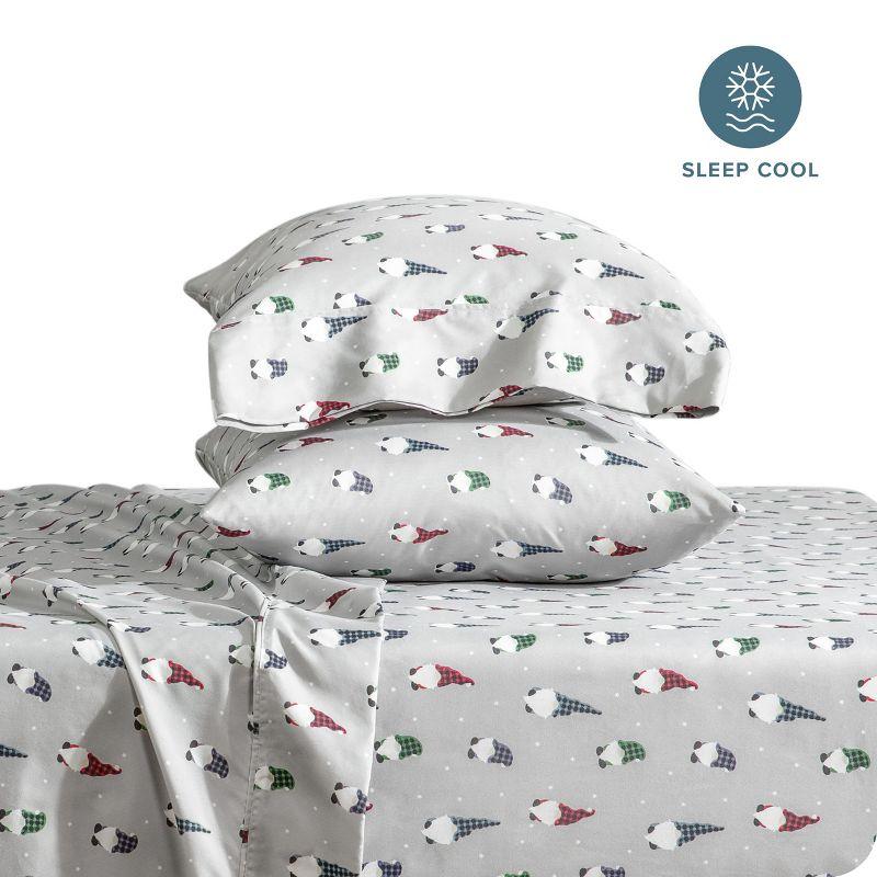 Printed Pattern Microfiber Sheet Set by Bare Home