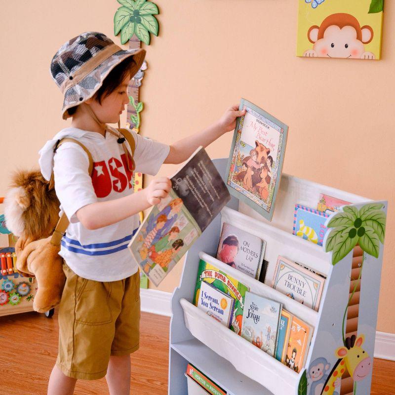 Fantasy Fields Sunny Safari Kids 3-Tier Book Display