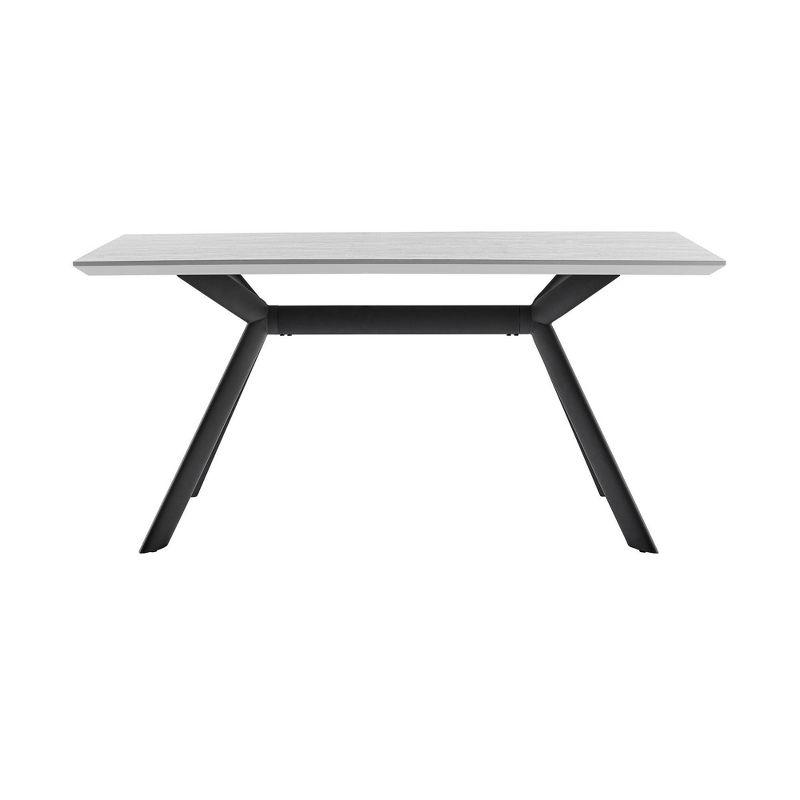 63" Rectangular Margot Top Finish Dining Table - Armen Living