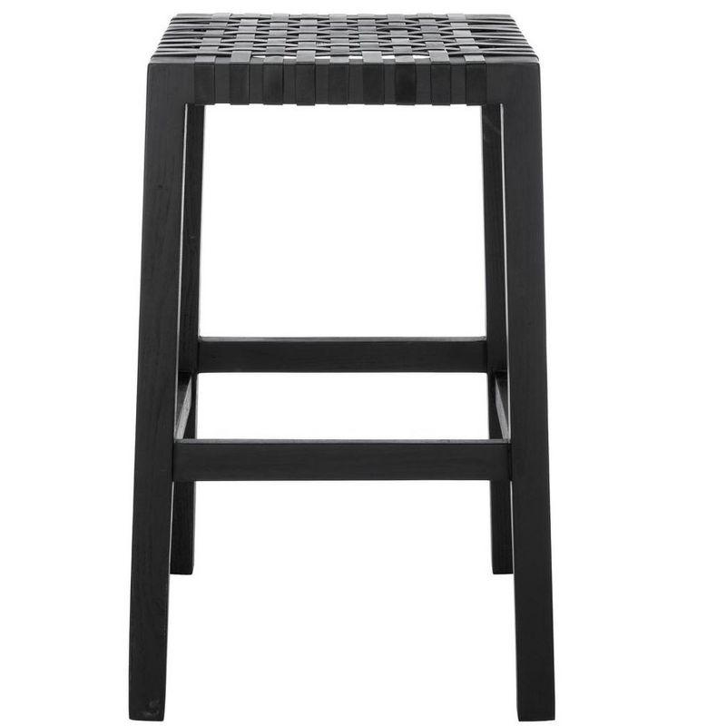Capri Counter Stool - BST1009 - Black/Black - Safavieh
