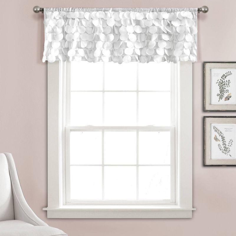 Lush Decor Gigi Scalloped Window Valance
