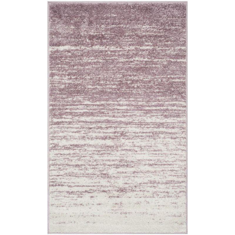 Adirondack ADR113 Machine Made Indoor Area Rug - Cream/Purple - 4'x6' - Safavieh