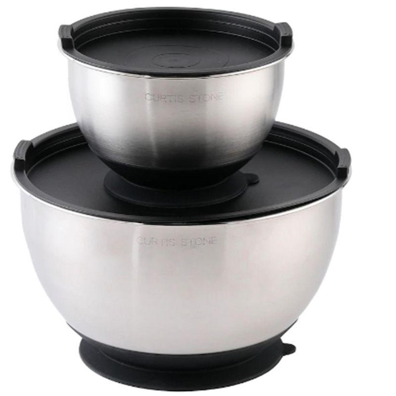 Food Prep Stainless Steel Nested Mixing Bowl Set