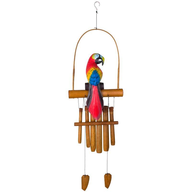 Parrot Bamboo Wind Chime