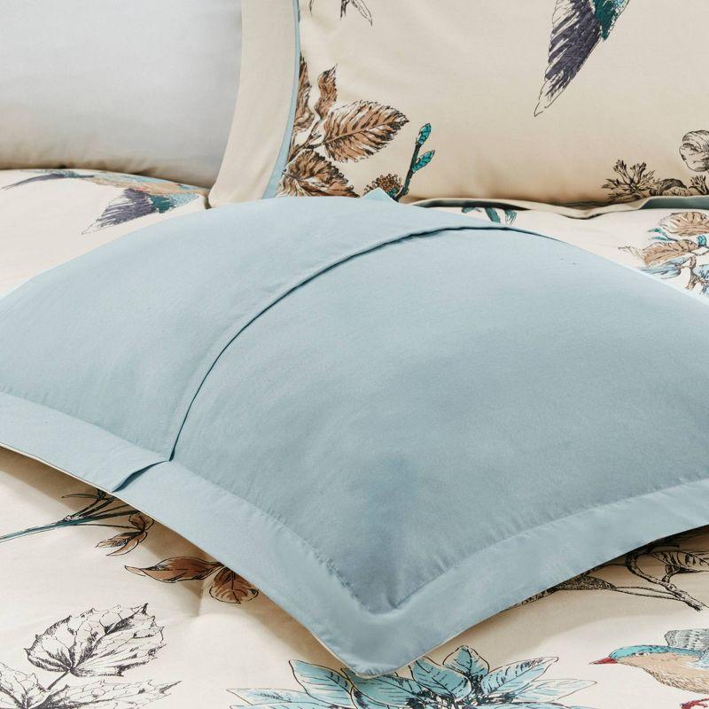 Madison Park Reversible 7 Piece Printed Cotton Twill Comforter Set