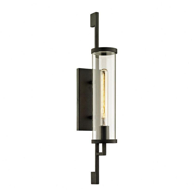 Troy Lighting Park Slope 1 - Light Wall Light in  Iron Clear Shade