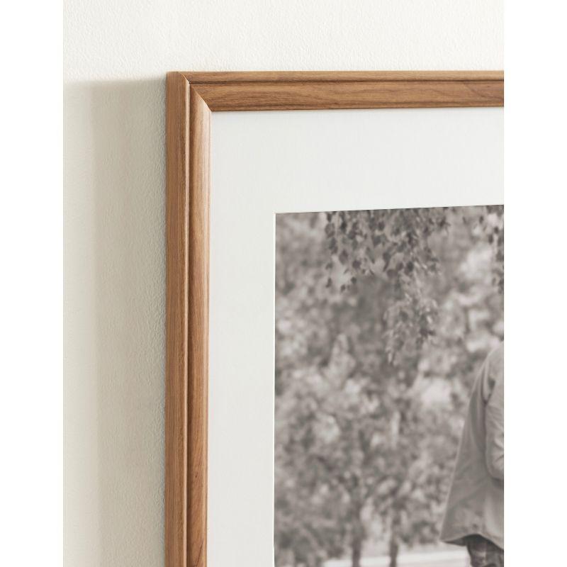 Adlynn Brown Rectangular Plastic Gallery Wall Frame Set