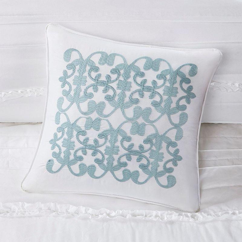 Madison Park Celeste 5 Piece Microfiber Ruffled Comforter Set