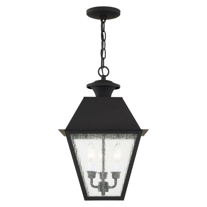 Livex Lighting Mansfield 3 - Light Pendant in  Black