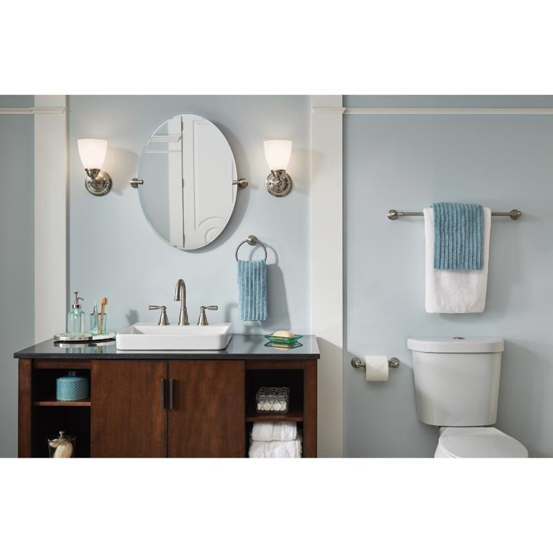 Moen Banbury Brushed Nickel Silver Bathroom Hardware Kit Zinc