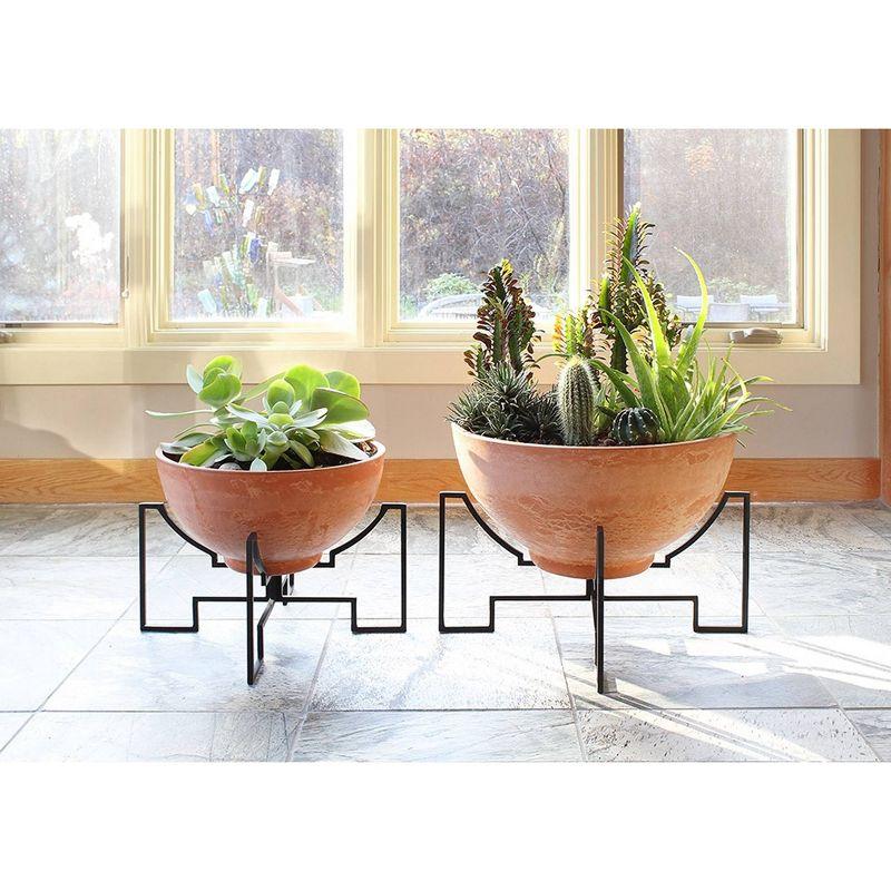 Jane Black Iron Indoor Outdoor Plant Stand