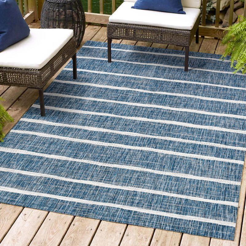 Colonia Berber Stripe Indoor/Outdoor Area Rug - JONATHAN Y