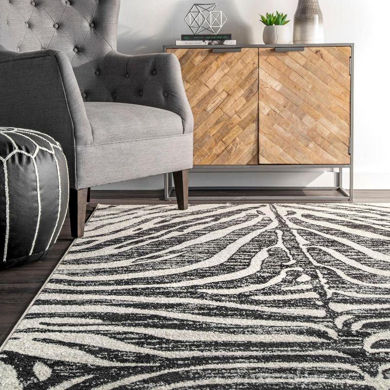 Nuloom Royal Zebra Stripes Indoor Area Rug