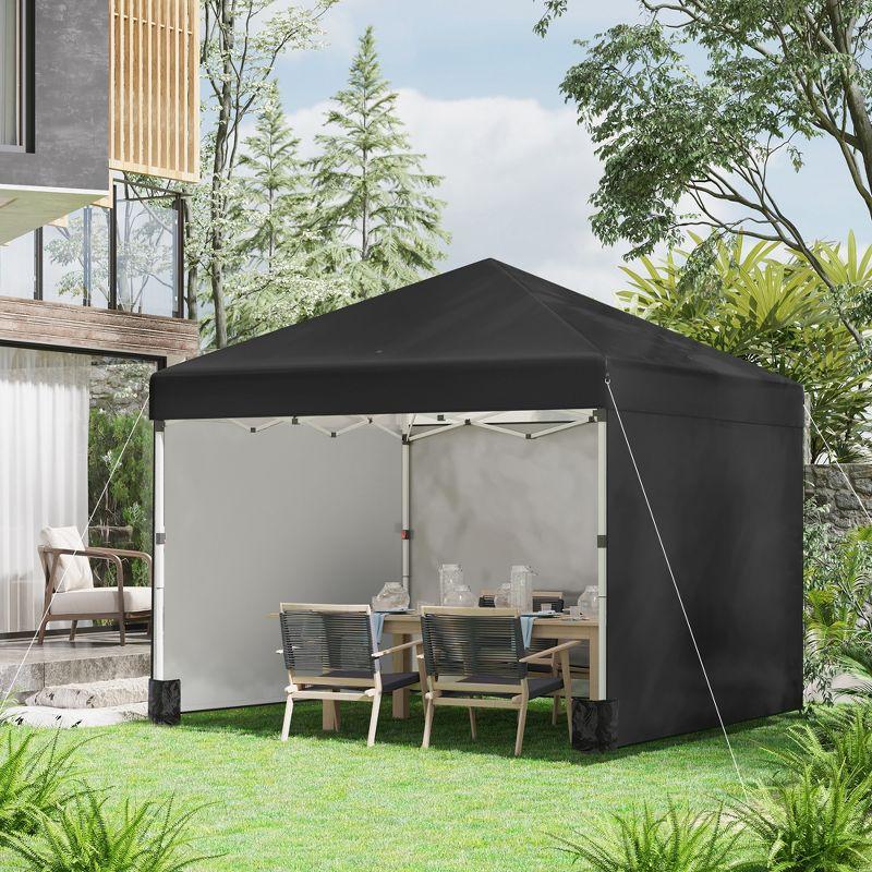 Outsunny 10 Ft. W x 10 Ft. D Steel Party Tent