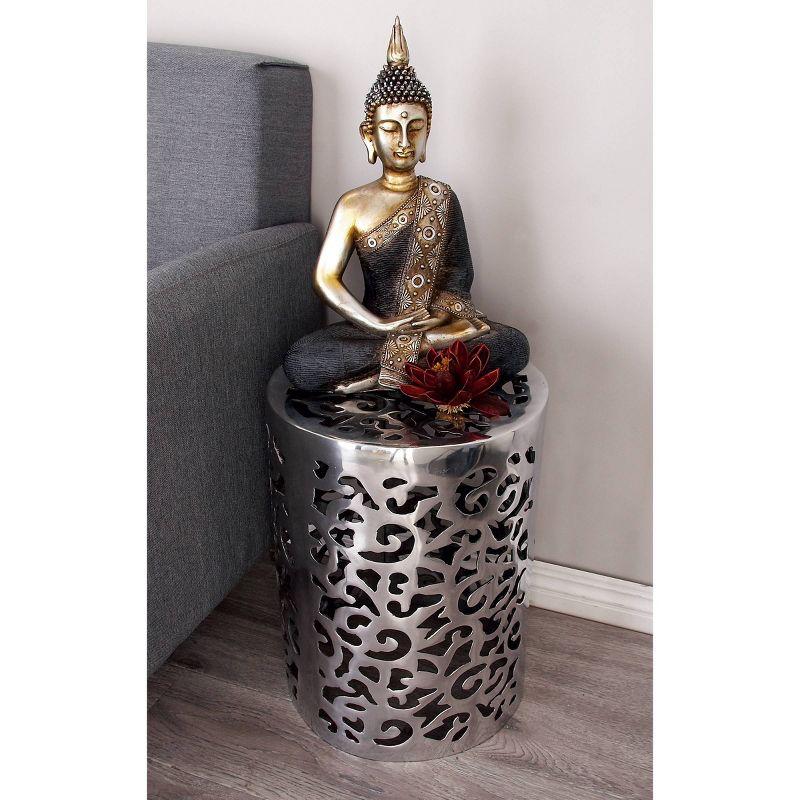 World Menagerie Alesia Aluminum Accent Stool
