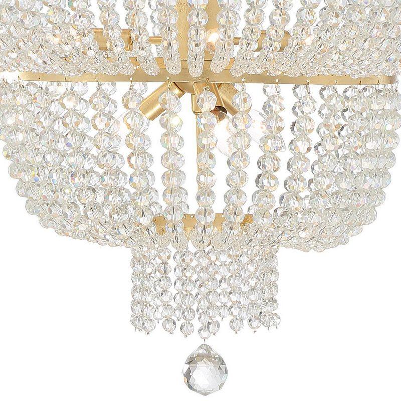 Crystorama Lighting Rylee 12 - Light Chandelier in  Antique Gold