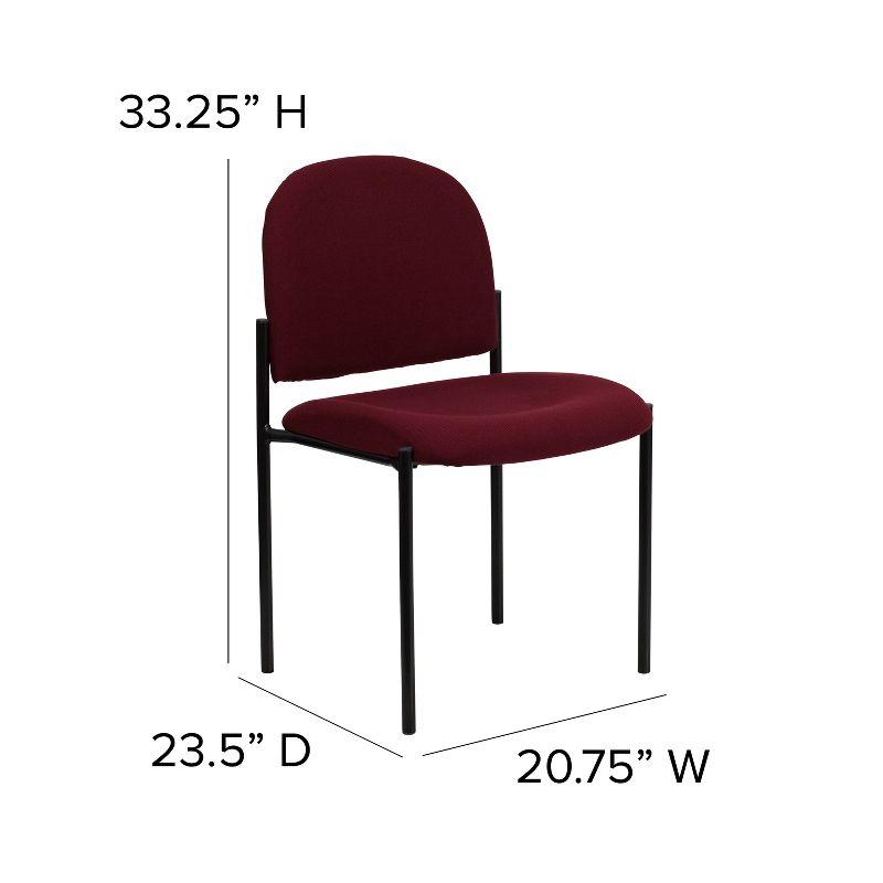 Flash Furniture Prather Tania Comfort Upholstered Stackable Side Reception Chair