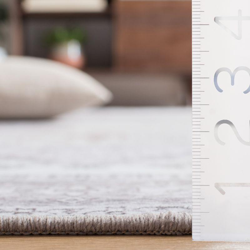 Tucson TSN102 Power Loomed Machine Washable Runner Rug - Beige/Grey - 2'6"x6' - Safavieh.