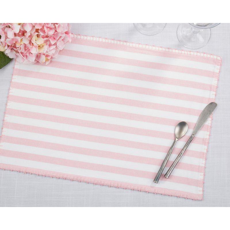 Oxford 100% Cotton Striped Rectangle Placemat