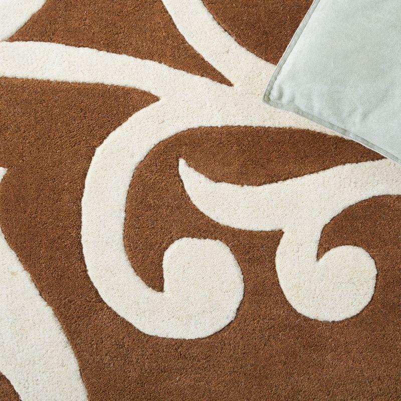 Soho SOH256 Hand Tufted Area Rug - Brown/Multi - 3'6"x5'6" - Safavieh.