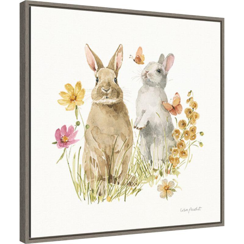 Amanti Art Hop on Spring IV by Lisa Audit Canvas Wall Art Print Framed 22-in. x 22-in.