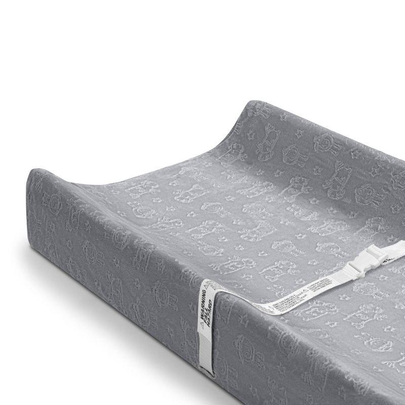 Serta Perfect Sleeper Changing Pad with Plush Cover - Gray