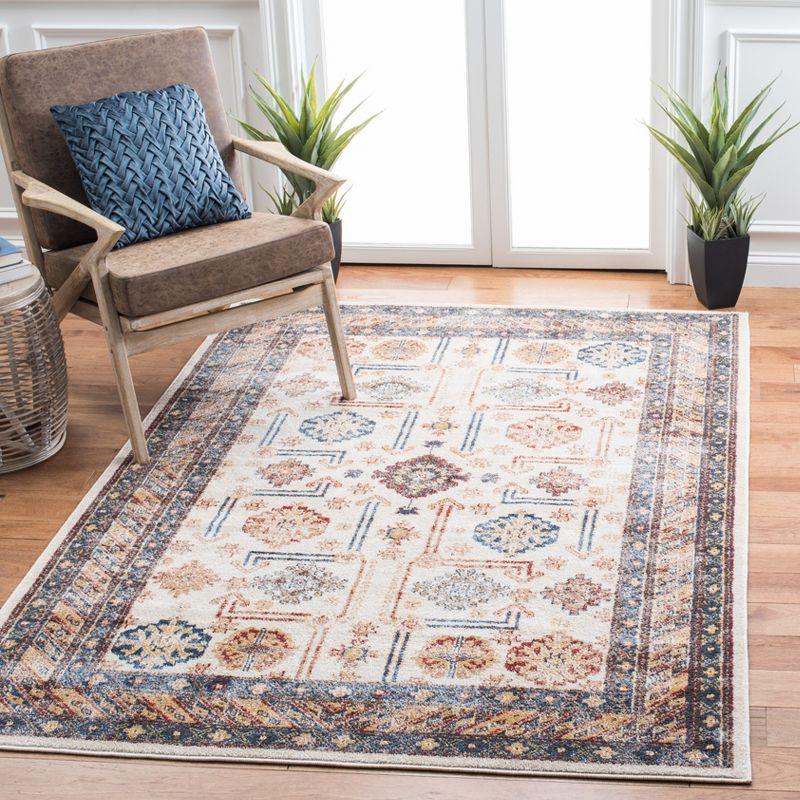 Bijar BIJ653 Power Loomed Indoor Area Rug - Ivory/Brown - 8'x10' - Safavieh