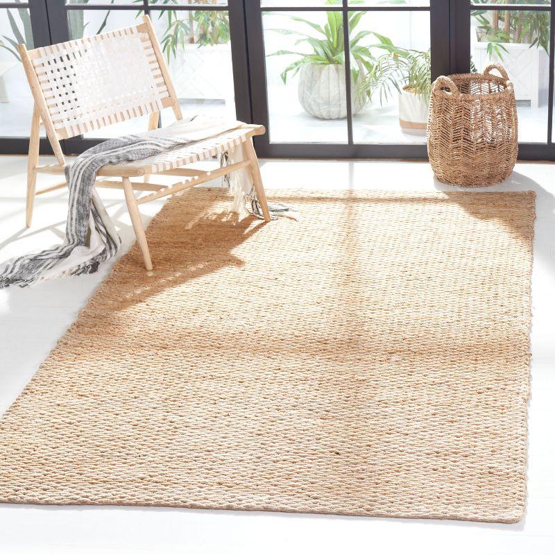 Natural Handwoven Jute Area Rug, 5x8 Feet