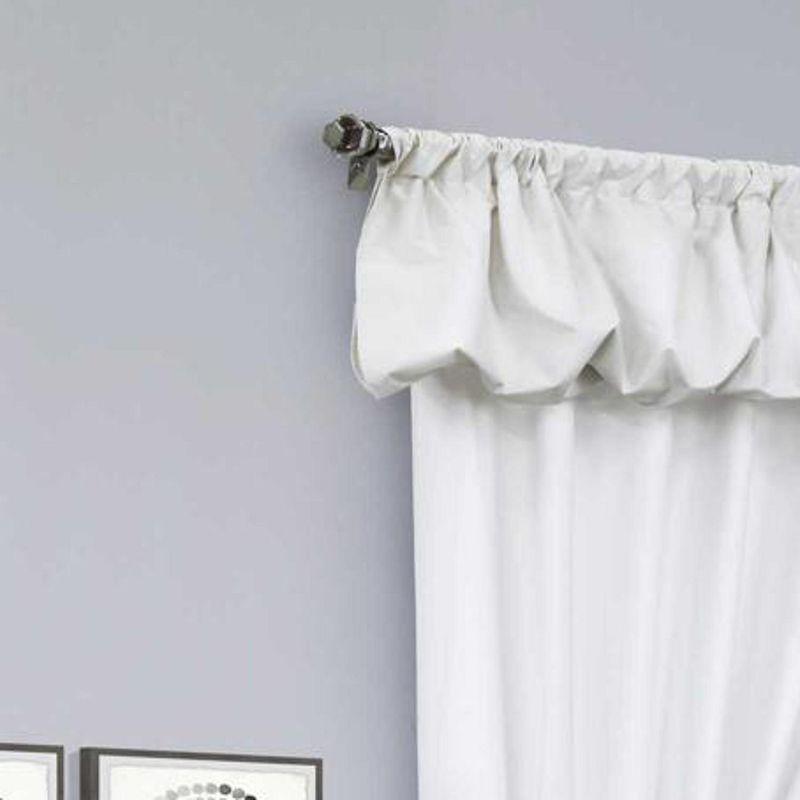 Commonwealth Prescott Rod Pocket Dressing Window Curtain Panel Set - 80x63", White