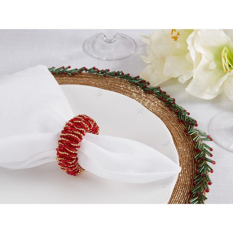 Glass Beads Napkin Ring