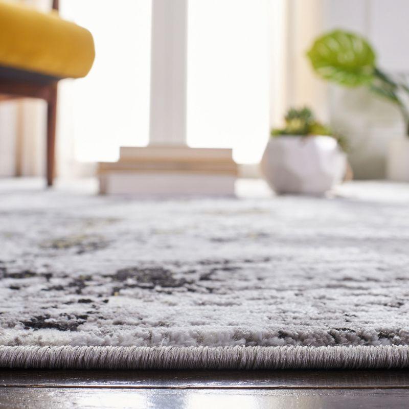 Amelia ALA232 Power Loomed Area Rug - Grey/Gold - 4'5"x6'5" - Safavieh.