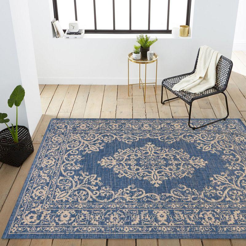 Galon Filigree Indoor/Outdoor Area Rug  - JONATHAN Y