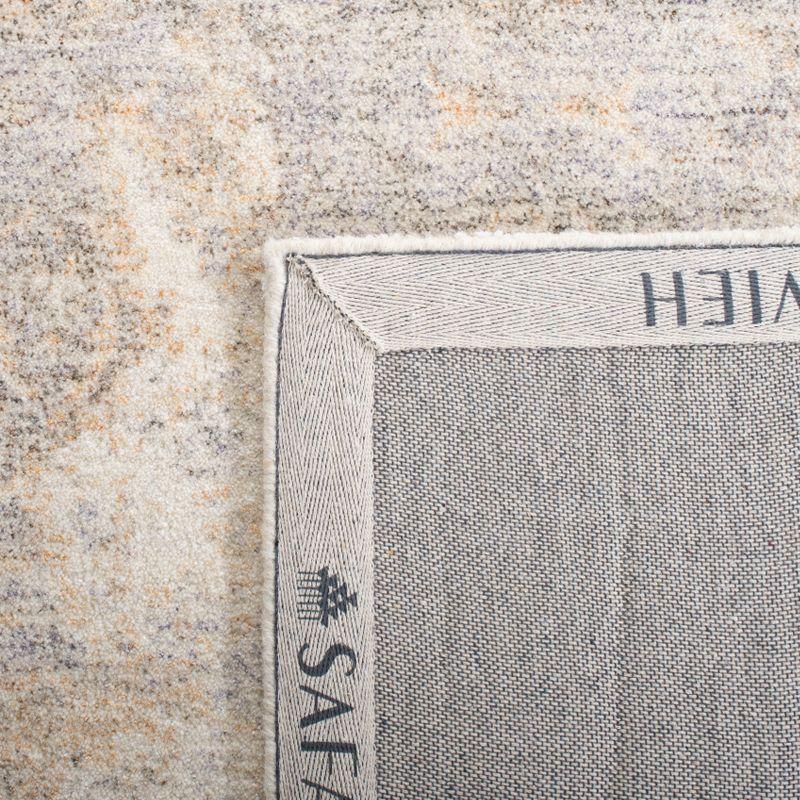 Restoration Vintage RVT111 Hand Tufted Indoor Area Rug - 6'x6' - Gold/Ivory - Safavieh