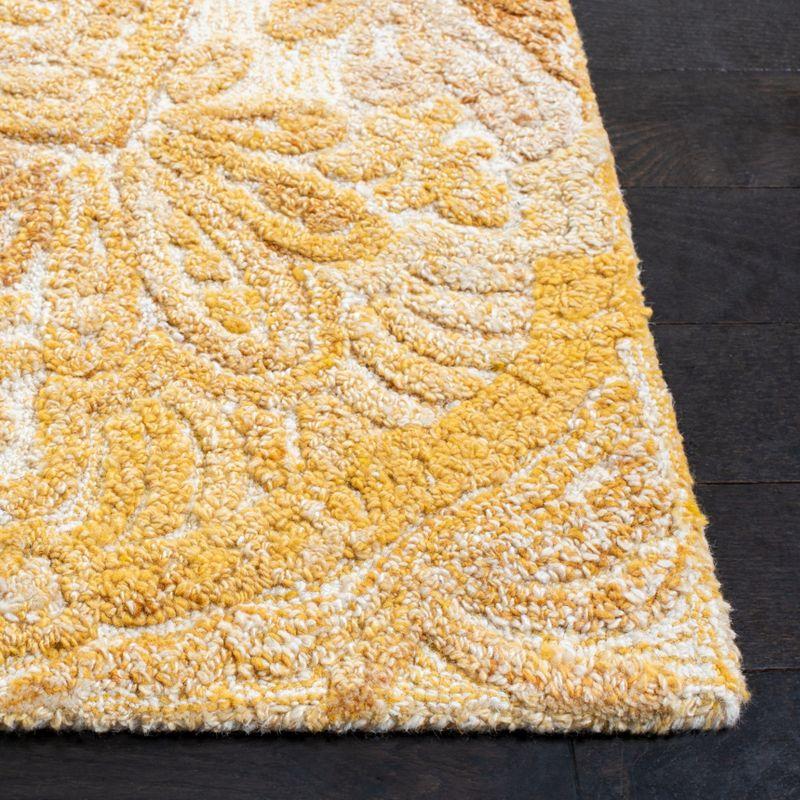 Marquee MRQ110 Hand Tufted Indoor Runner Rug - Yellow/Ivory - 2'3"x8' - Safavieh